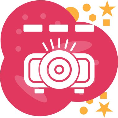 Film simgesinin vektör illüstrasyonu