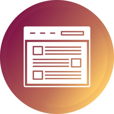 seo modern simgesinin vektör illüstrasyonu