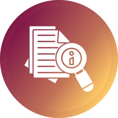 Arama simgesi vektör illüstrasyonu