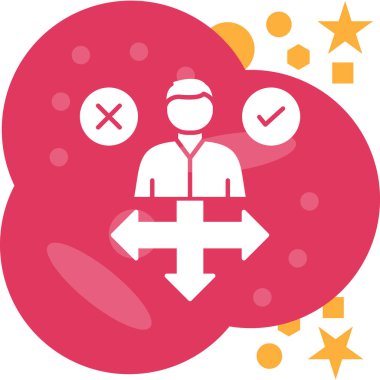 Tıbbi doktor simgesi, vektör illüstrasyonu