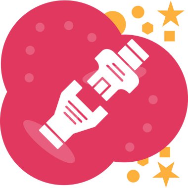 Bir Noel çelenginin vektör illüstrasyonu