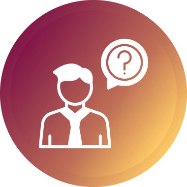 Soru işareti vektör illüstrasyonu