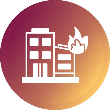 Ateş simgesinin vektör illüstrasyonu