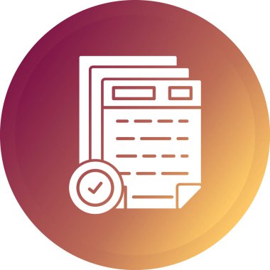 Belgenin vektör illüstrasyonu