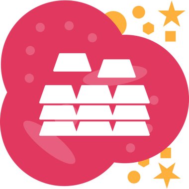 Bulut. Web simgesi basit illüstrasyon