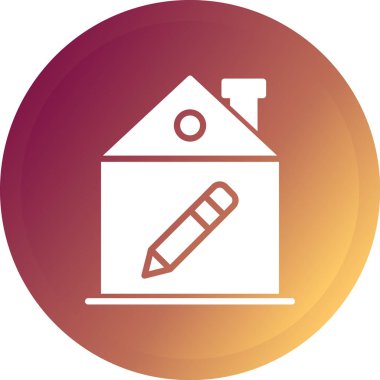 Modern simgenin vektör illüstrasyonu