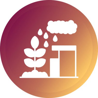 Modern çiftlik simgesinin vektör illüstrasyonu