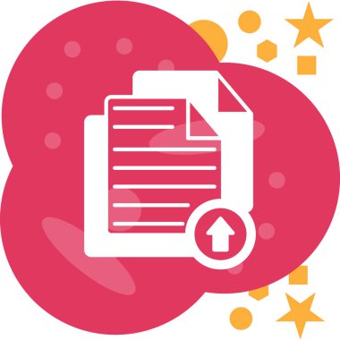 belge dosya simgesi düz biçimli