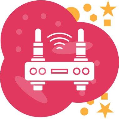 Radyo. Web simgesi basit illüstrasyon