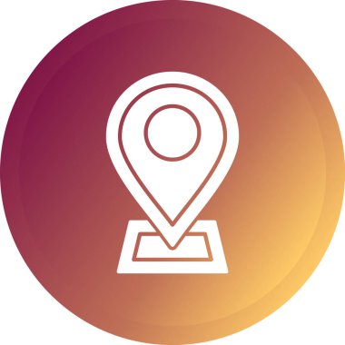 konumu PIN vektör çizim