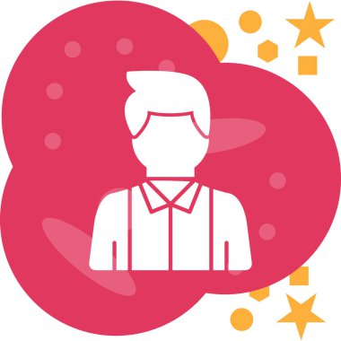 Avatar simgesi, vektör illüstrasyonu