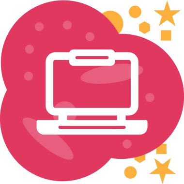 Bulut. Web simgesi basit illüstrasyon