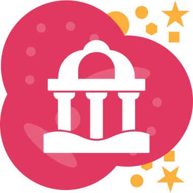 Bir noel simgesinin vektör illüstrasyonu