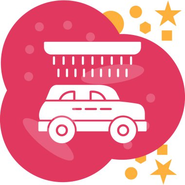 Taksiyle. Web simgesi basit illüstrasyon