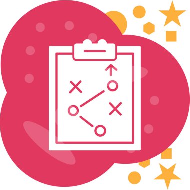 Bir yıldız simgesinin vektör illüstrasyonu