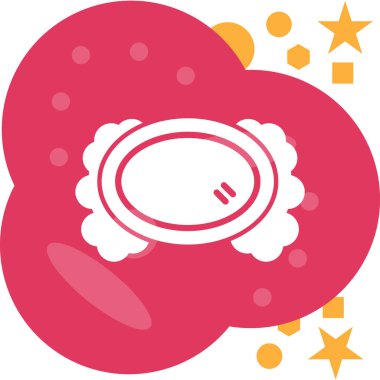 yiyecek simgesi, vektör illüstrasyonu