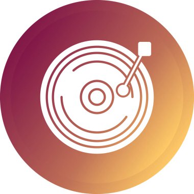 vektör cd simgesi illüstrasyonu