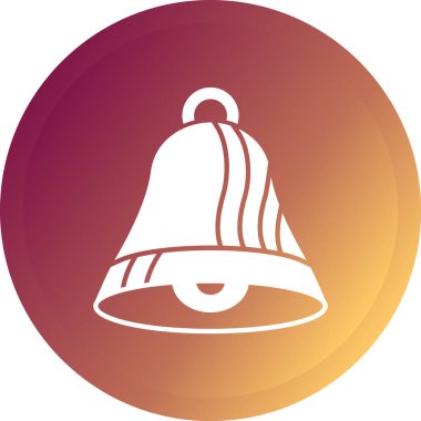 Zil. Web simgesi basit illüstrasyon