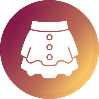 Bir bebek elbisesinin vektör çizimi