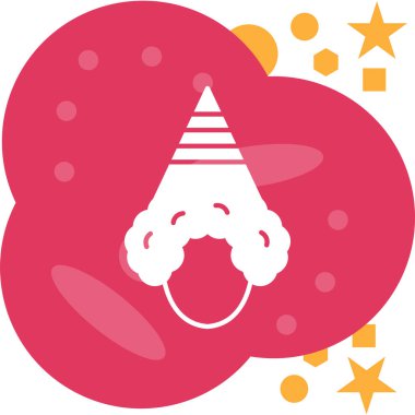 Yiyecek ve yiyecek ikonunun vektör illüstrasyonu