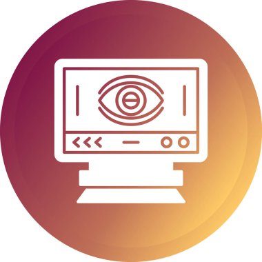 Modern dizüstü bilgisayar simgesinin vektör illüstrasyonu