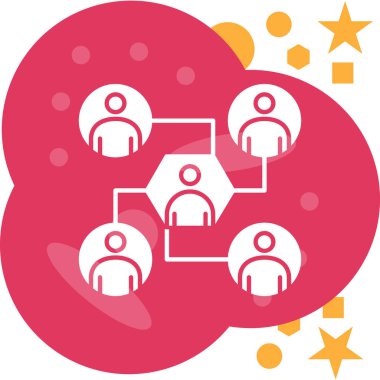 Sosyal medya ikonu. vektör illüstrasyonu