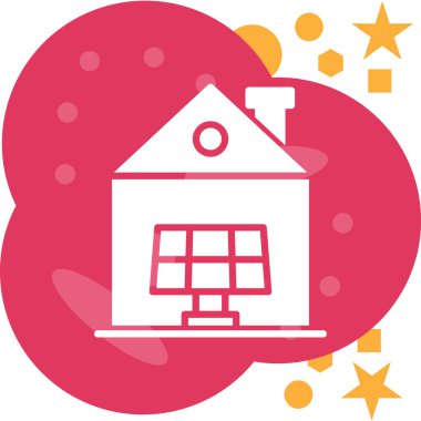 Evi inşa etmek. Basit resimleme