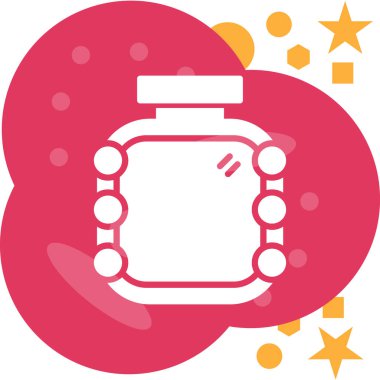 Bir şişenin vektör illüstrasyonu