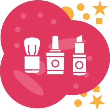 kozmetik ürünler, vektör illüstrasyonu