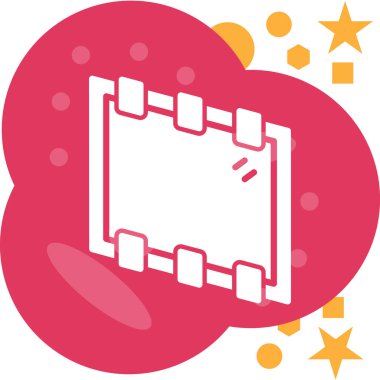 vektör Noel ağacı simgesini