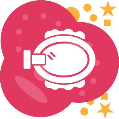 yiyecek ikonu vektör illüstrasyonu