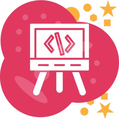 Web tasarım şablonu laptop geliştirme kavramı ile