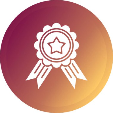 Eşsiz Yıldız Vektör Satırı Simgesi