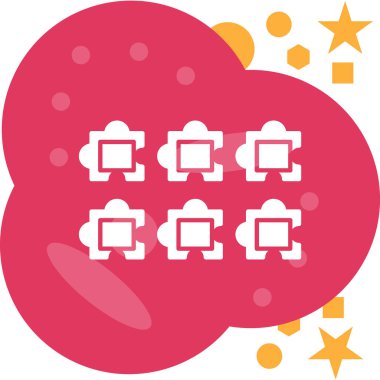 Bulut simgesinin vektör illüstrasyonu