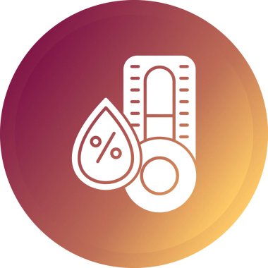 kan testi ikonu vektör illüstrasyonu