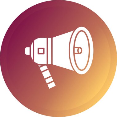 megafonun vektör illüstrasyonu