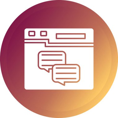 seo modern simgesinin vektör illüstrasyonu