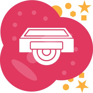 Kek. Web simgesi basit illüstrasyon