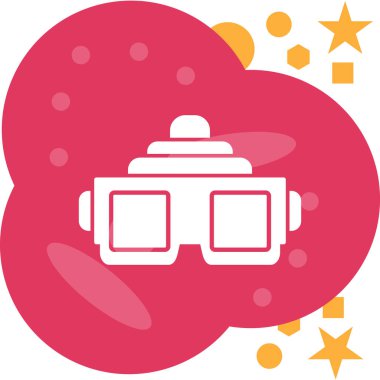 Bir bulutun modern simgesinin vektör çizimi