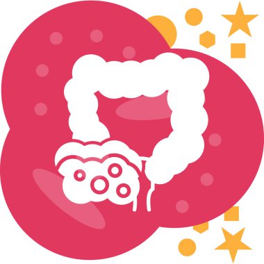 Çizgi film arkaplanının vektör çizimi