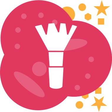 Sihirli bir değneğin vektör çizimi