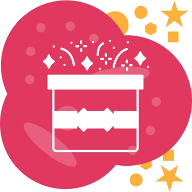 Bir fincan çay, bir kek ve bir yıldızın vektör çizimi