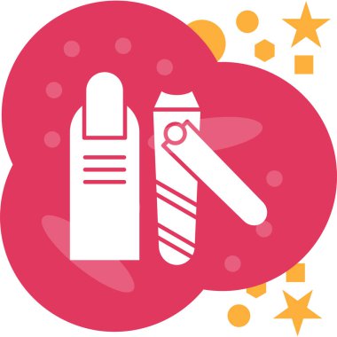 Ruj simgesinin vektör illüstrasyonu