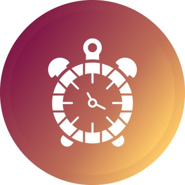 Saat simgesi, vektör illüstrasyonu