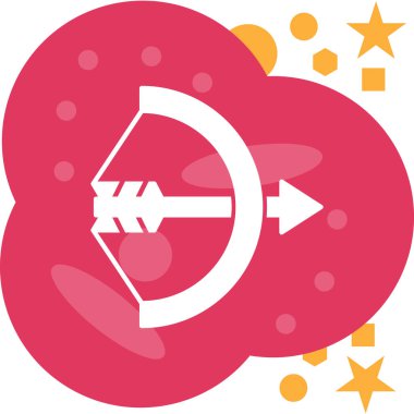 Lolipop simgesinin vektör çizimi