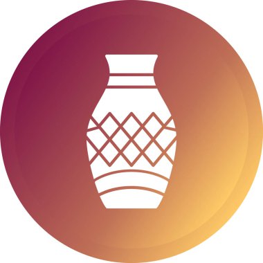 Bir şişe suyla kırmızı arkaplanın vektör çizimi