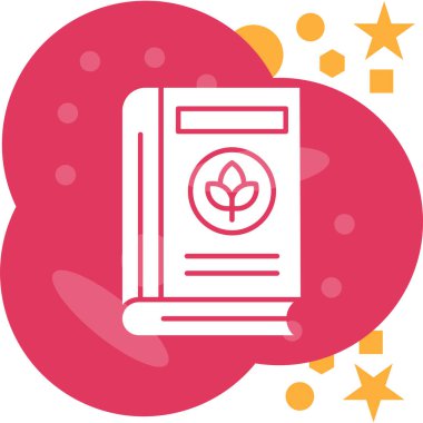 kitap simgesi, vektör illüstrasyonu