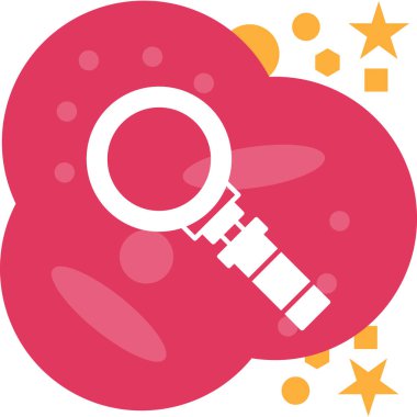 Şirin kırmızı bir kalbin vektör çizimi