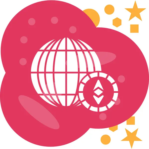 Modern simgenin vektör illüstrasyonu