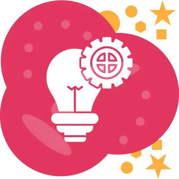 Ampul. Web simgesi basit illüstrasyon